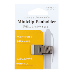 Midori Mini Clip Pen Holder Svart