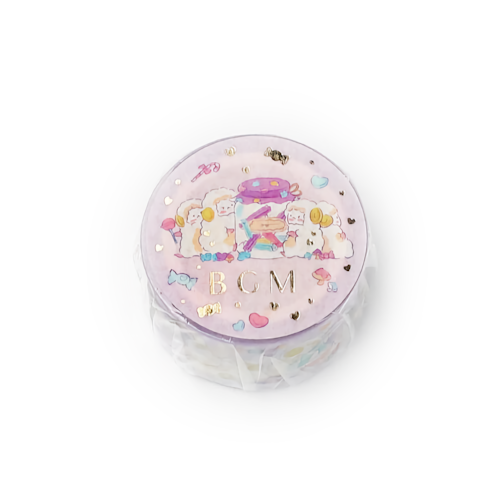 BGM Washi Tape Special Foil Animal Party Candy 20 mm