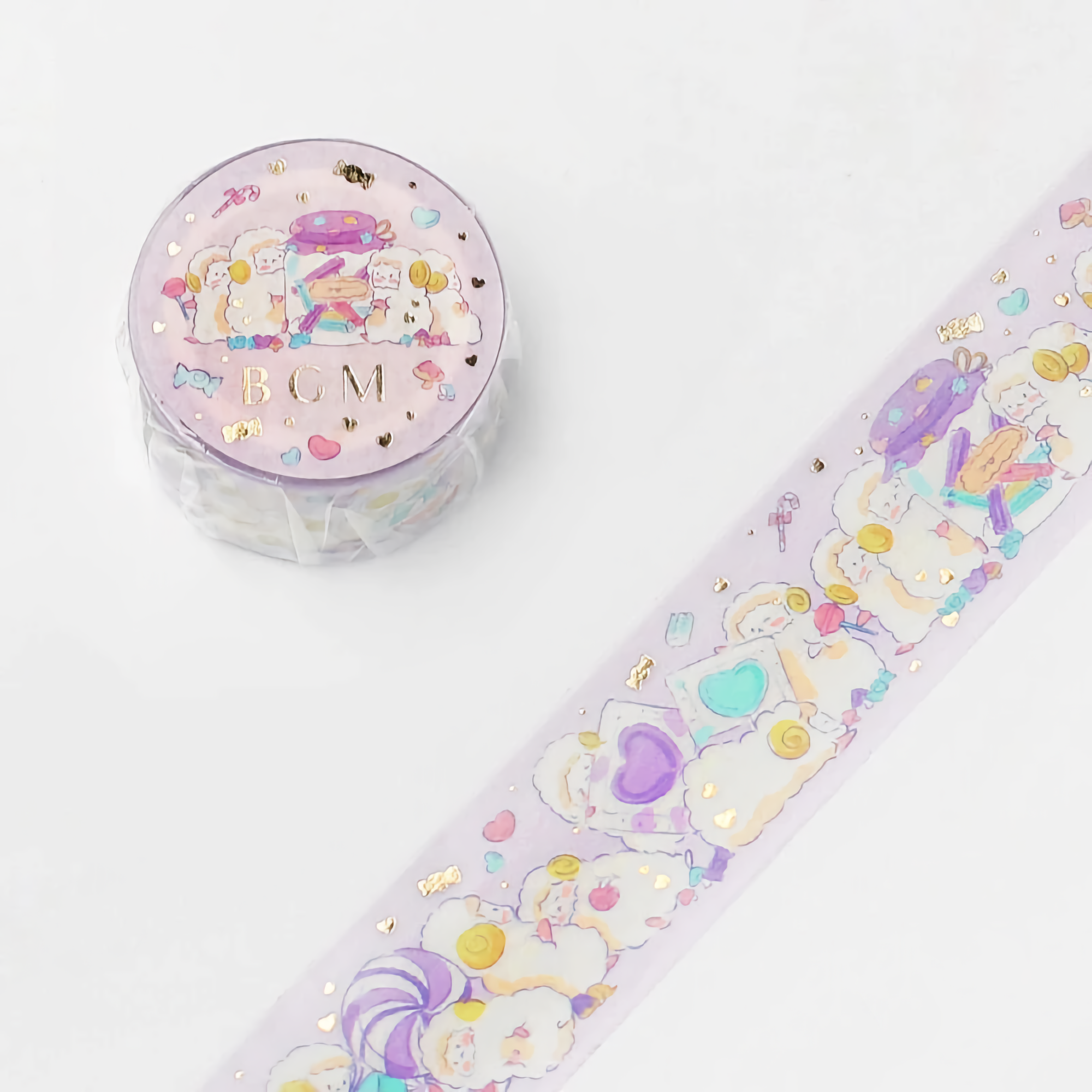 BGM Washi Tape Special Foil Animal Party Candy 20 mm