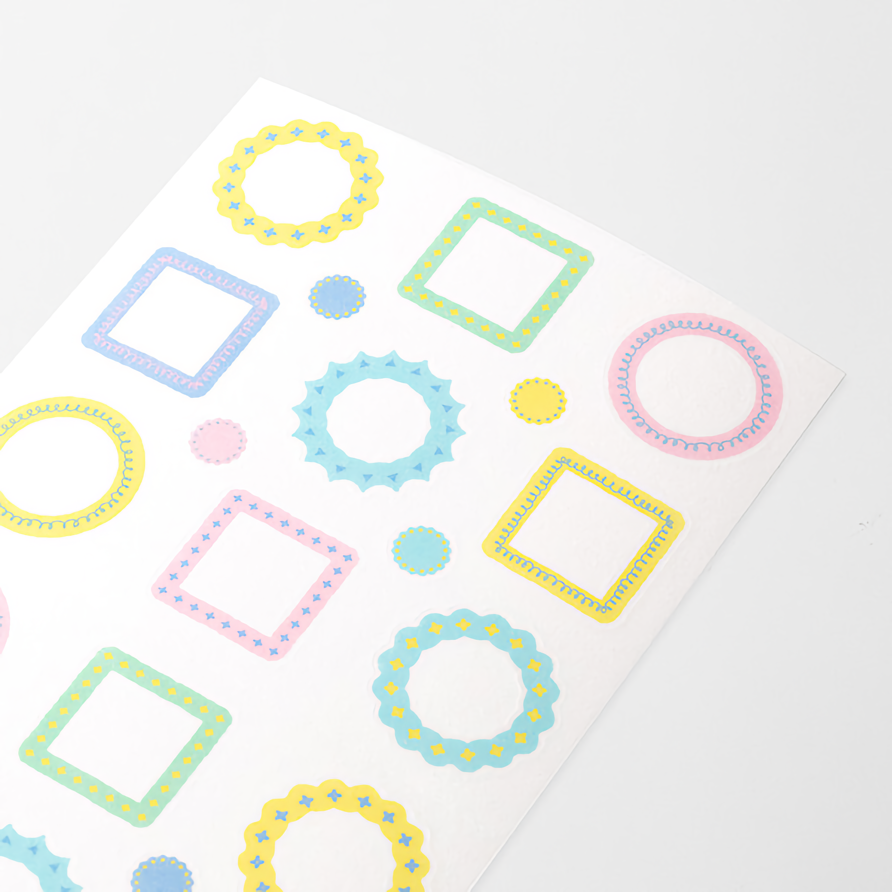 Midori Sticker Collection Schedule Frame
