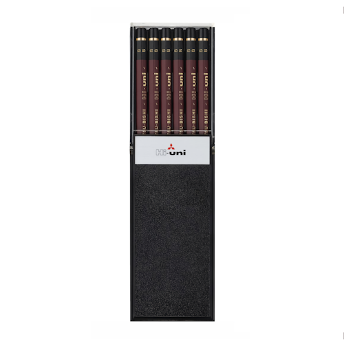 Uni Mitsubishi Hi-Uni Pencil B (Pack of 12)