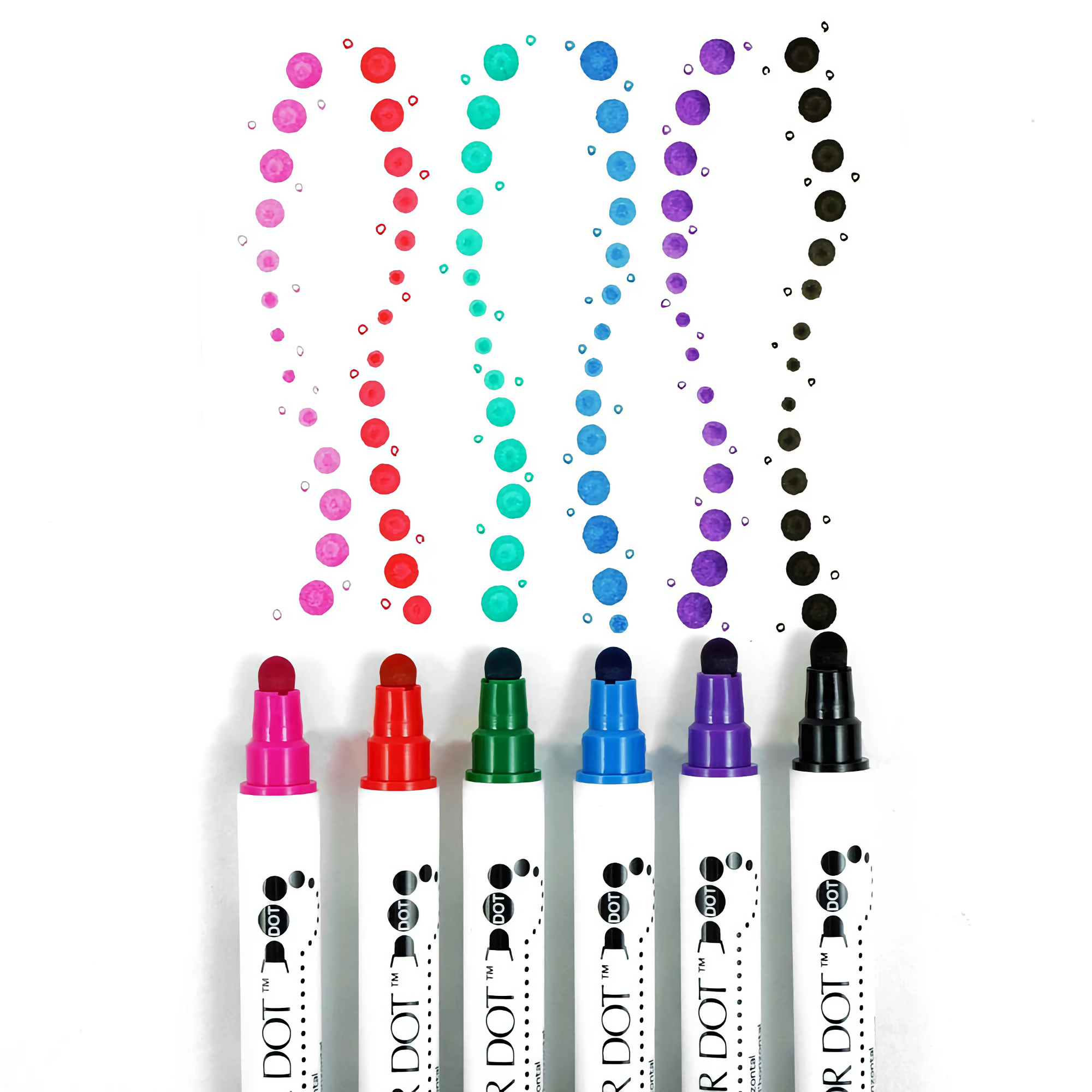 Kuretake Zig Clean Color Dot Markers - 12pk