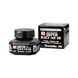 Kuretake Zig Cartoonist Super Black Ink - 60 ml svart