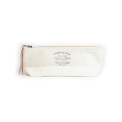 The Superior Labor Cotton Canvas Pouch Shallow White