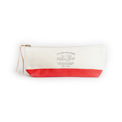 The Superior Labor Cotton Canvas Pouch Shallow Red