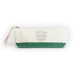 The Superior Labor Cotton Canvas Pouch Shallow Green