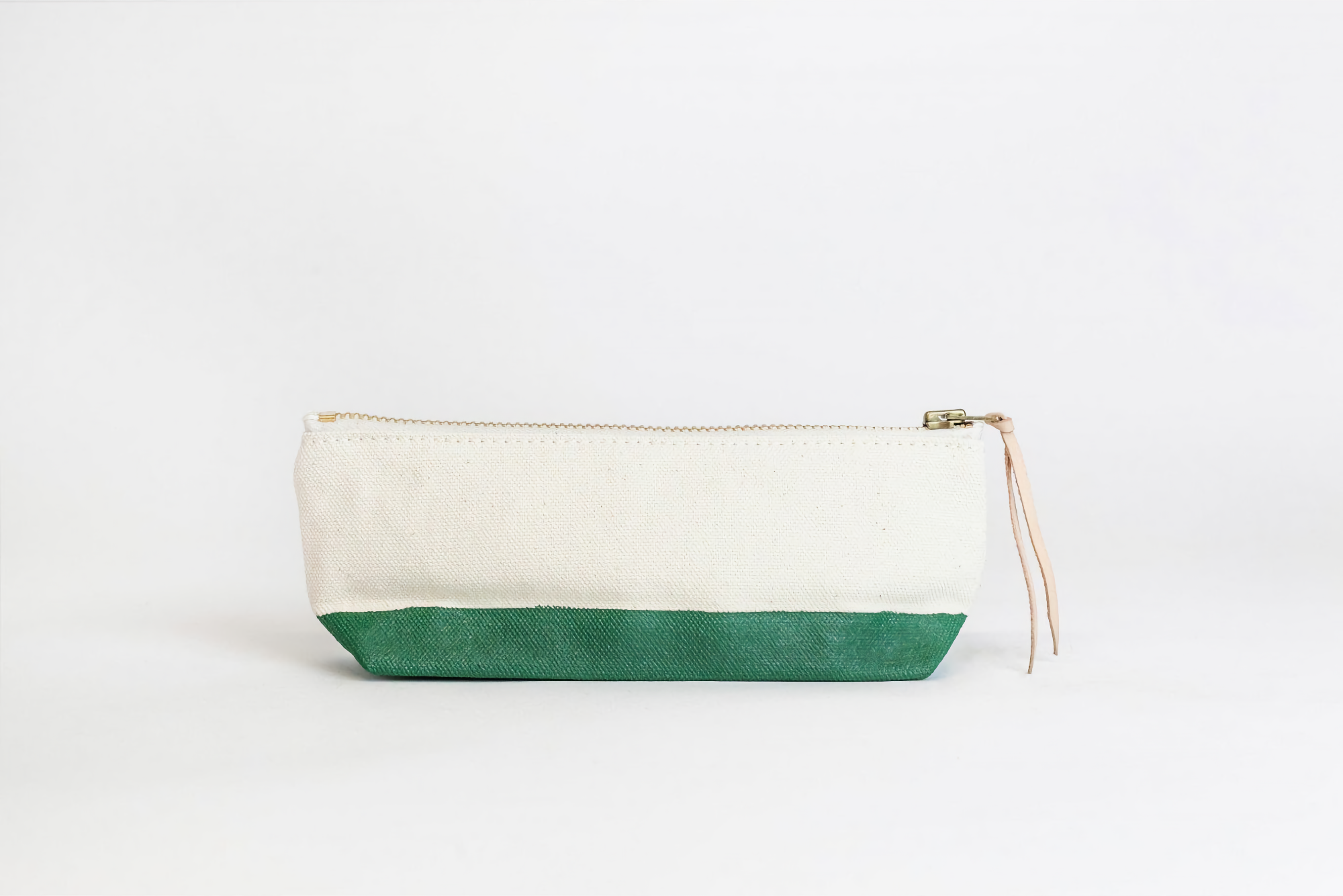 The Superior Labor Cotton Canvas Pouch Shallow Green