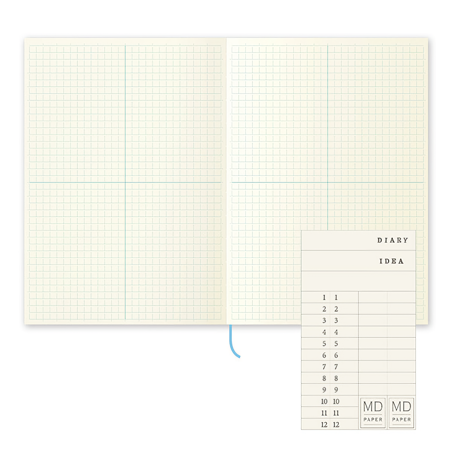 Midori MD Notebook Journal [A5] Grid Block
