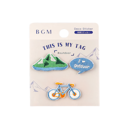BGM Embroidery Sticker Outdoor