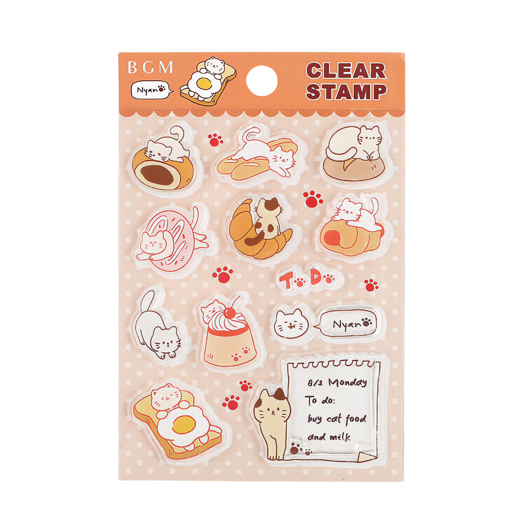 BGM Clear Stamp Sweet Cat
