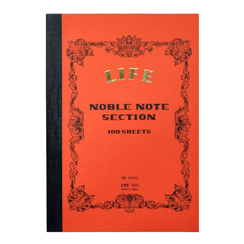 LIFE Noble Notebook B6 Rutad