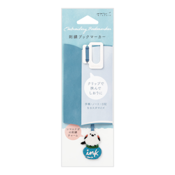 Midori Embroidery Clip Bookmark Long-tailed Tit