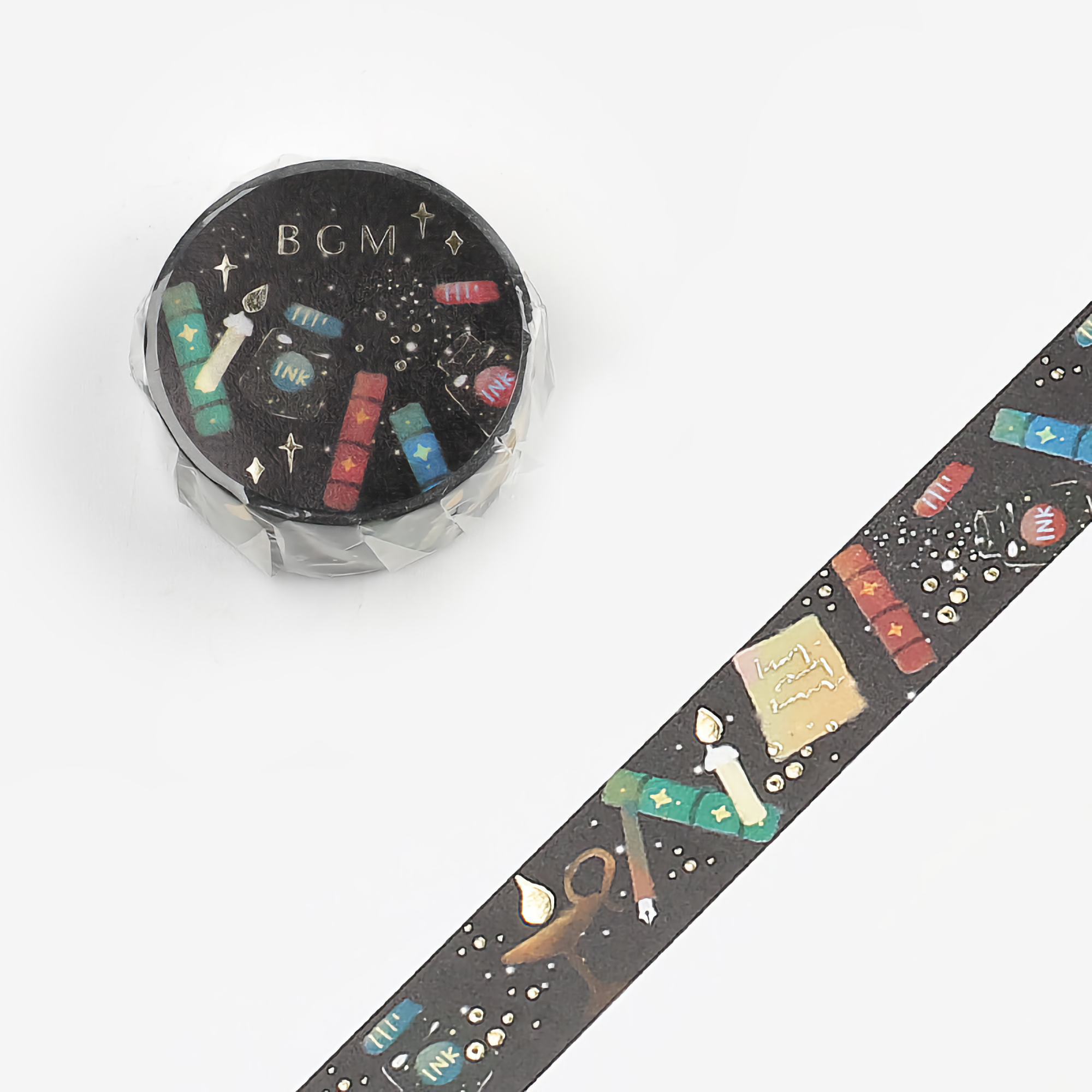 BGM Washi Tape Special Foil Library 15 mm