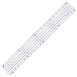 Kyoei Orions Grid Ruler 20 cm Blue