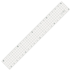Kyoei Orions Grid Ruler 20 cm Smoke