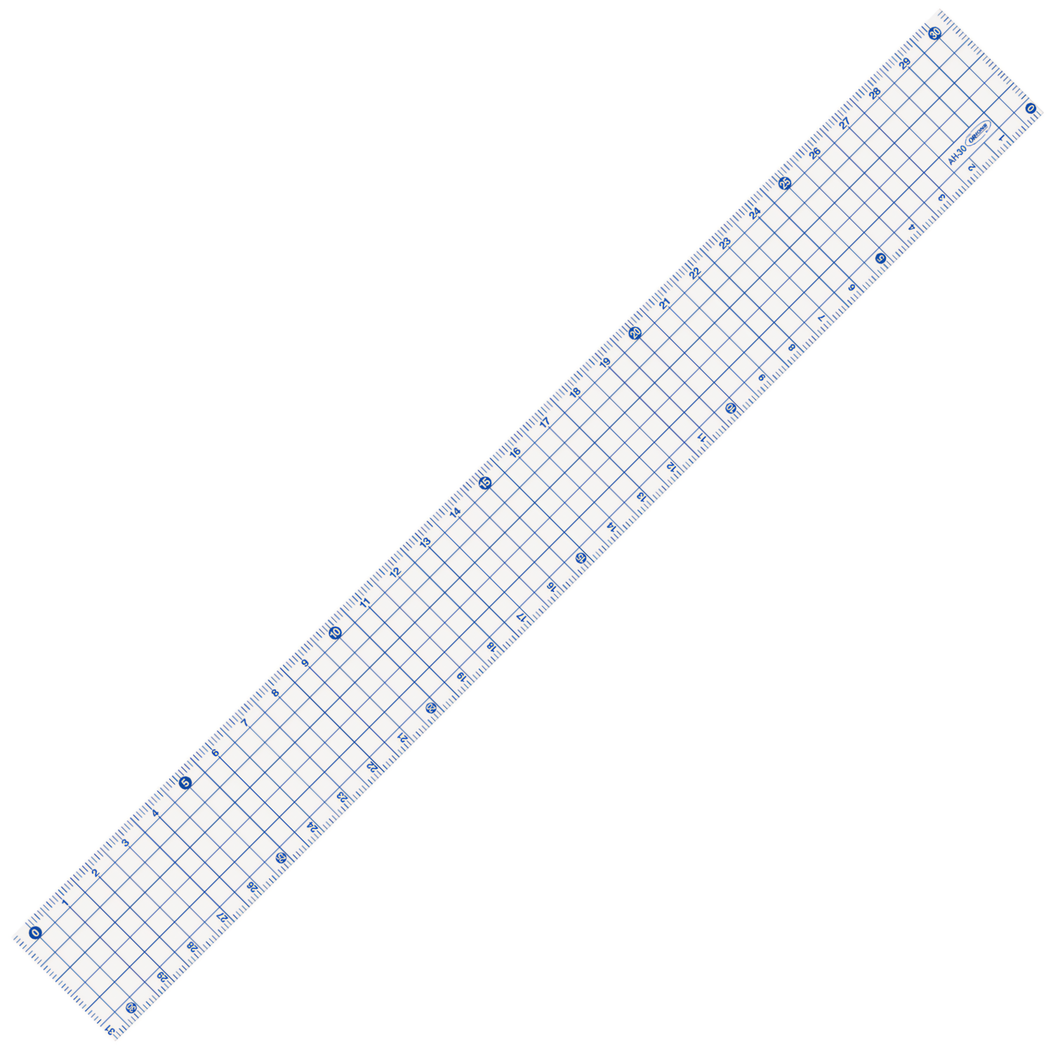 Kyoei Orions Grid Ruler 30 cm Blue