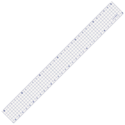 Kyoei Orions Grid Ruler 30 cm Blue