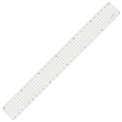 Kyoei Orions Grid Ruler 30 cm Smoke