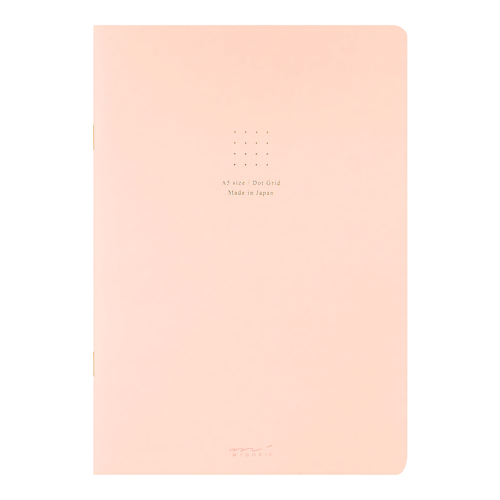 Midori Color Dot Grid Notebook A5 Pink