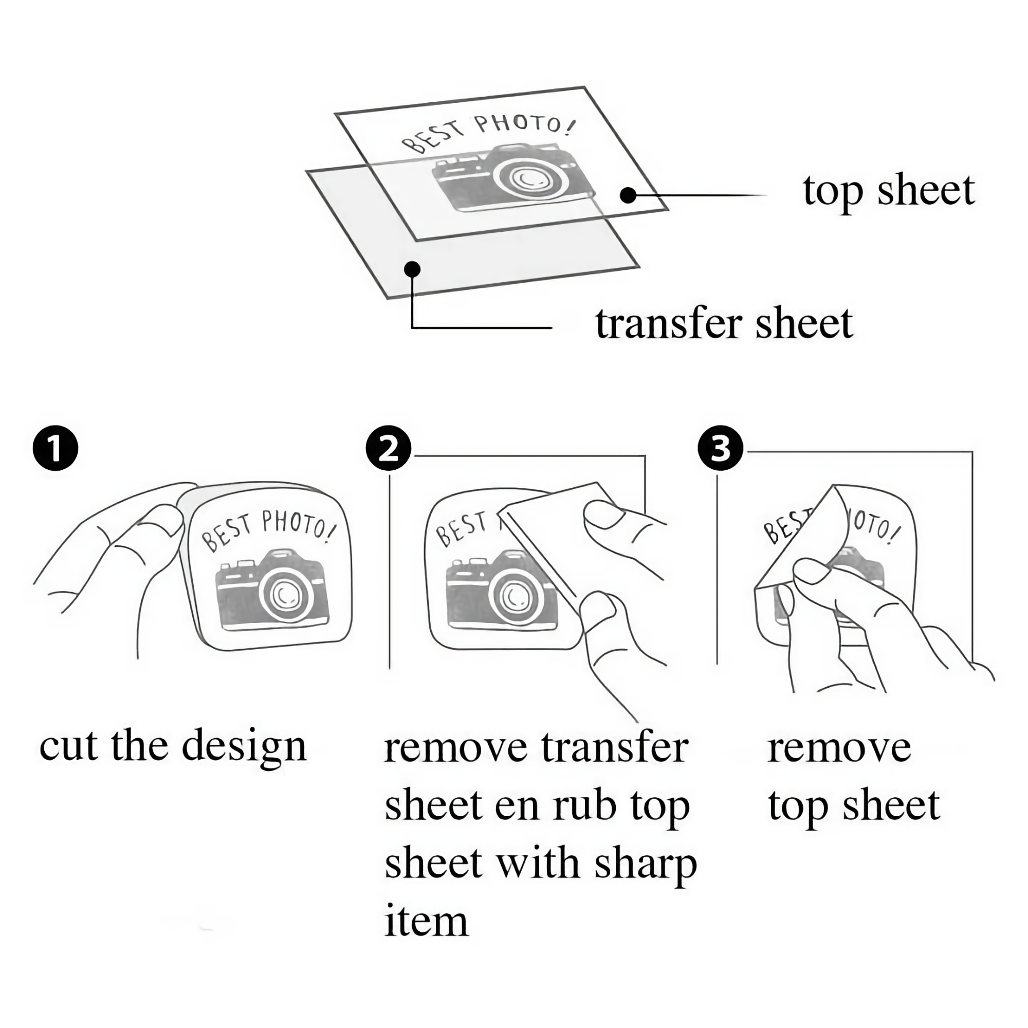 Midori Transfer Stickers Storybook