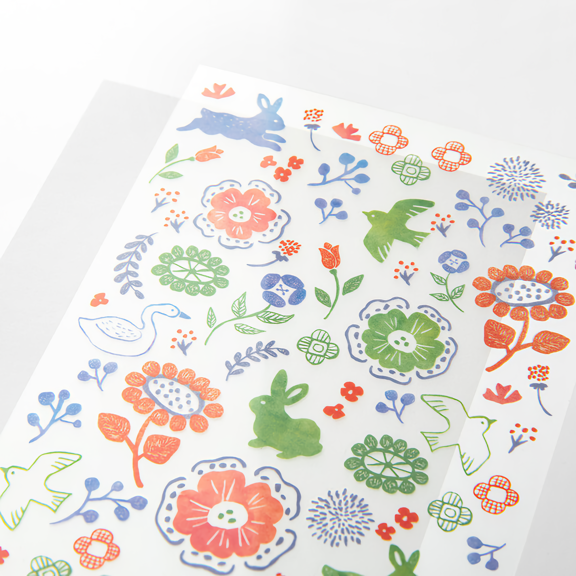Midori Transfer Stickers Scandinavian Textile Patterns