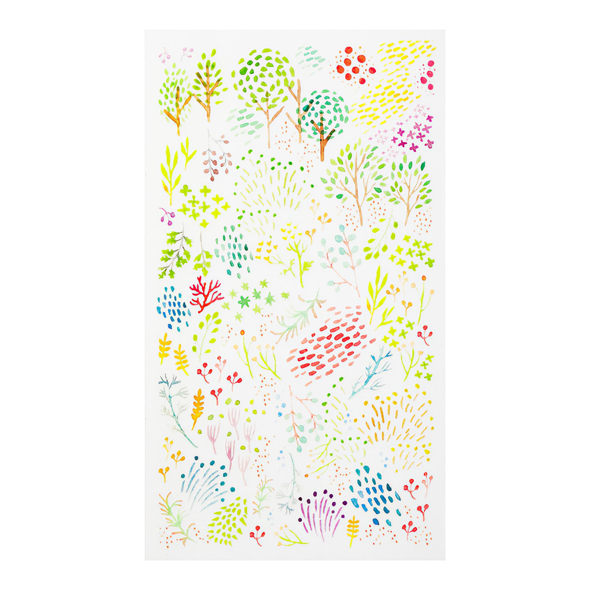 Midori Transfer Stickers Watercolor Patterns