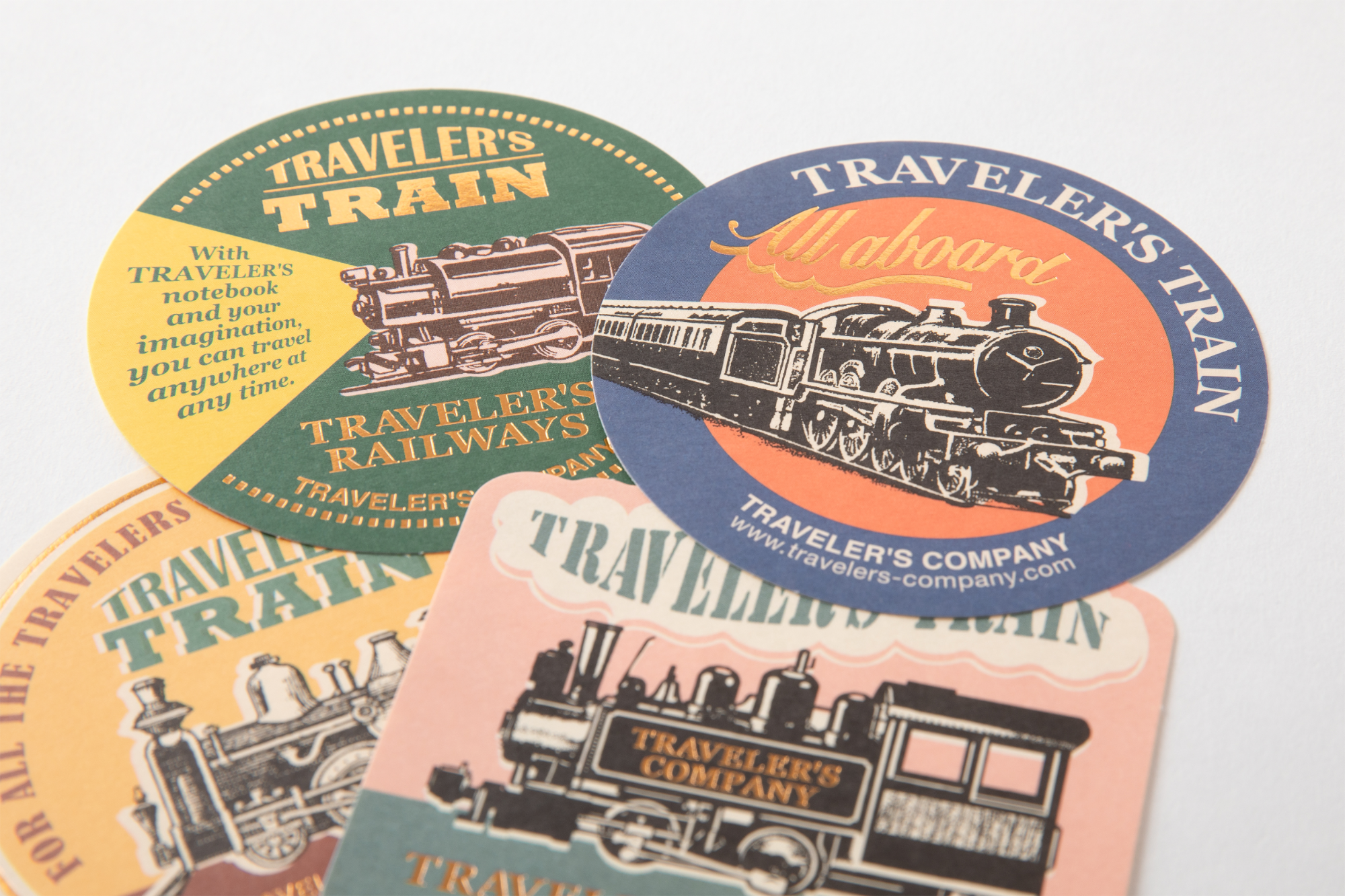Traveler’s Company Traveler's notebook – Passport Size Limited Set Train