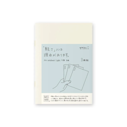 Midori MD Notebook Light [A6] Grid (Pack of 3)