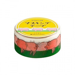 Hightide Retro Masking Tape Pig