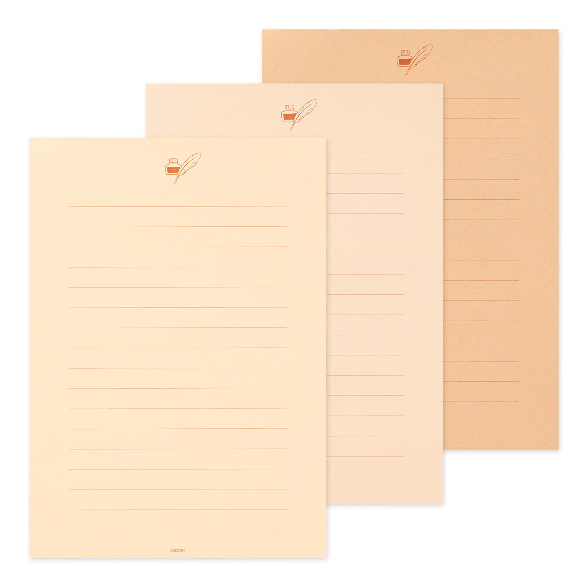Midori Letterpad A5 Giving a Color Brown
