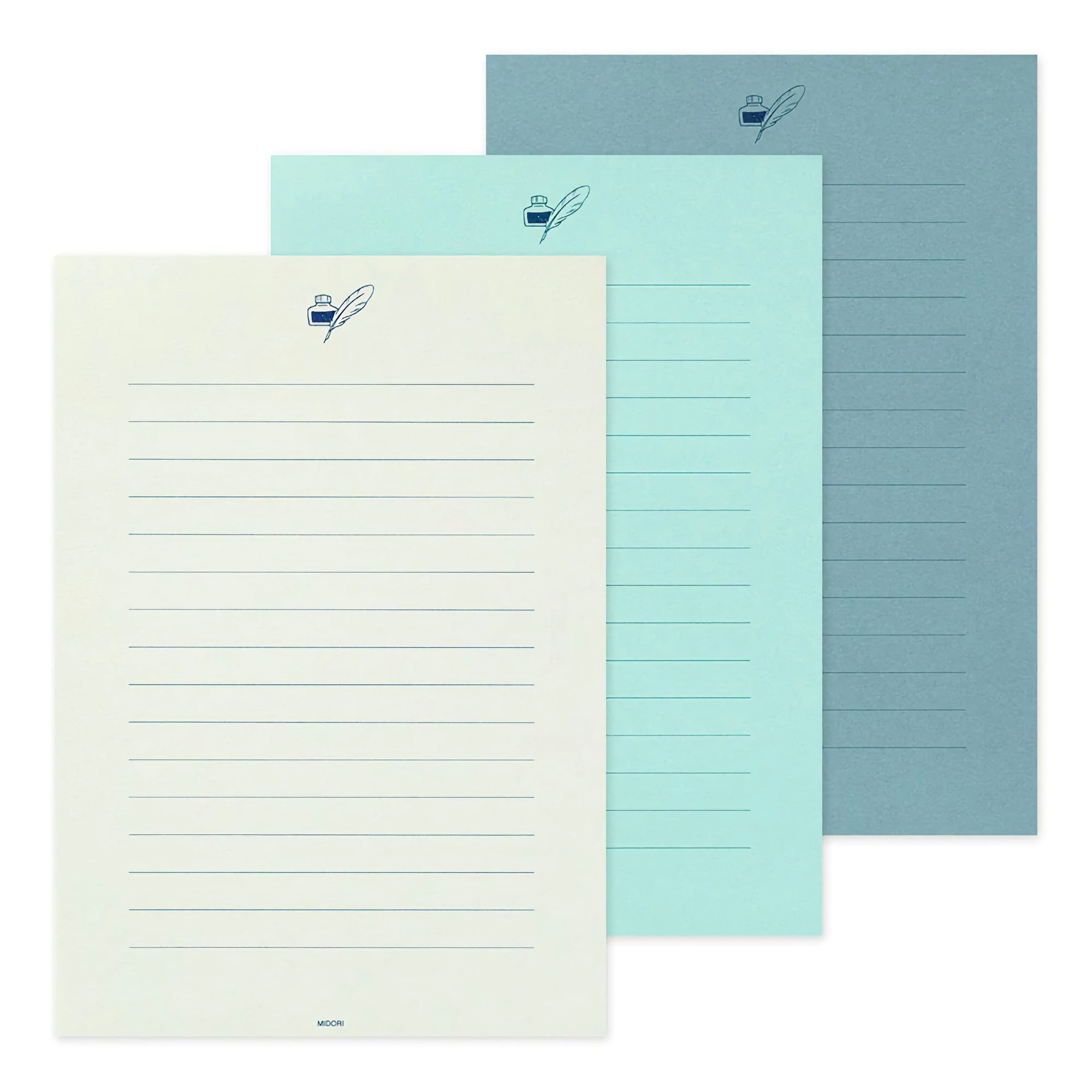 Midori Letterpad A5 Giving a Color Blue