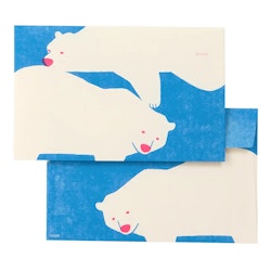 Midori Polar Bear Envelope (8-pack)