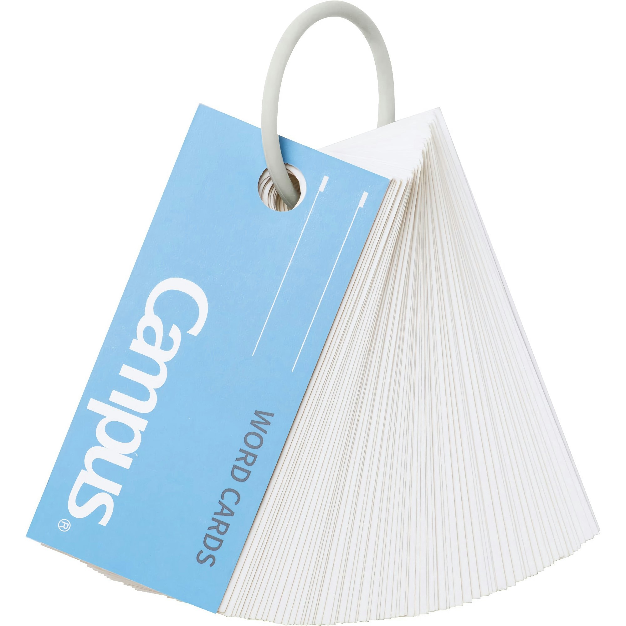 Kokuyo Campus Word Cards with Band Blue