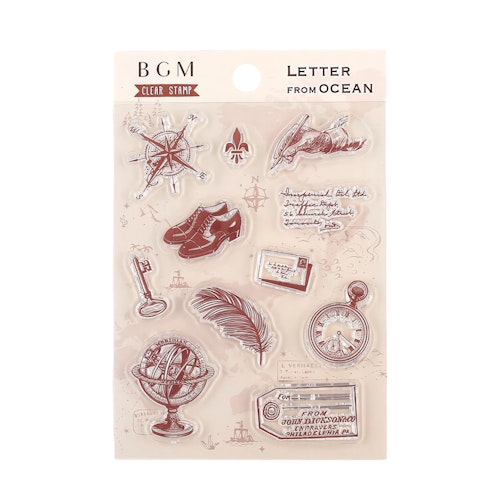 BGM Clear Stamp Letter from Ocean