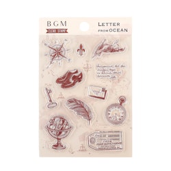 BGM Clear Stamp Letter from Ocean