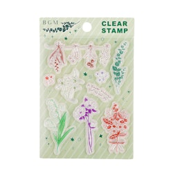 BGM Clear Stamp Flower Shop