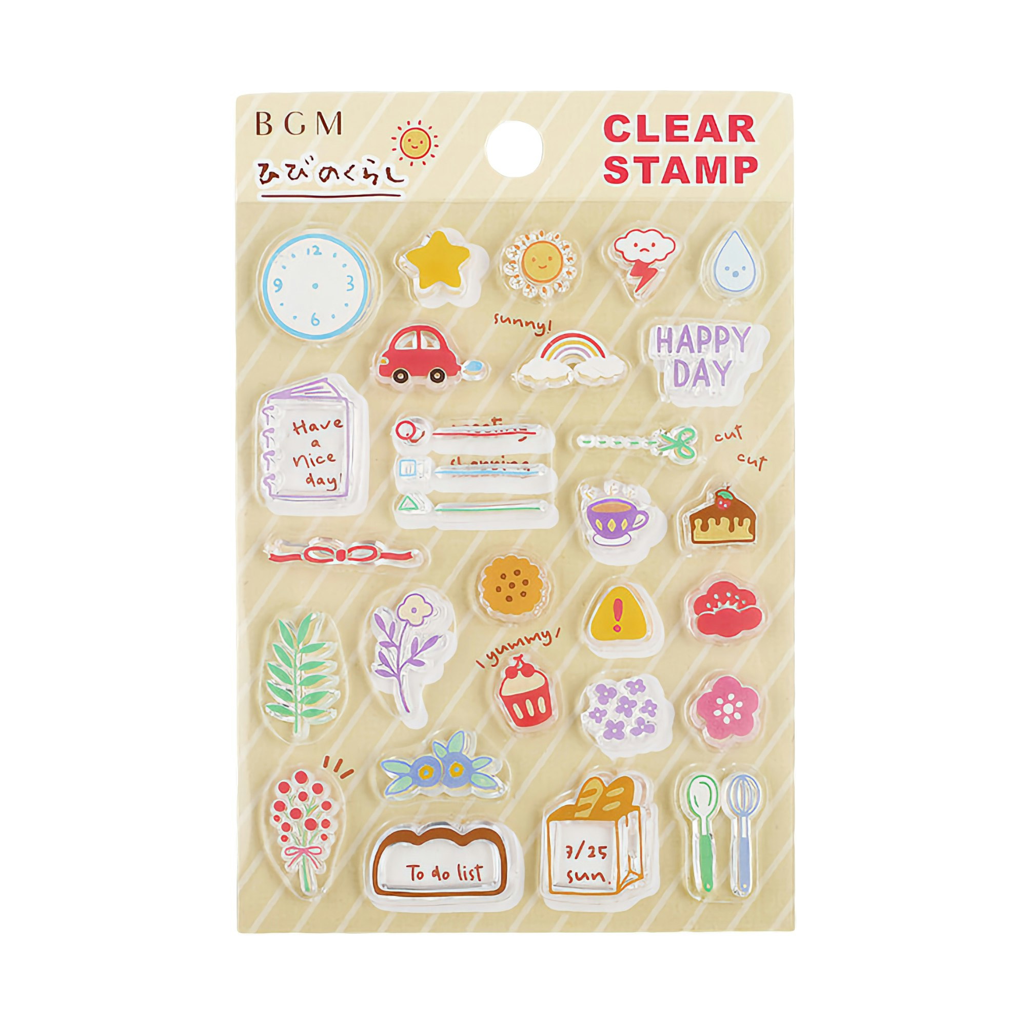 BGM Clear Stamp Acrylic Block Small