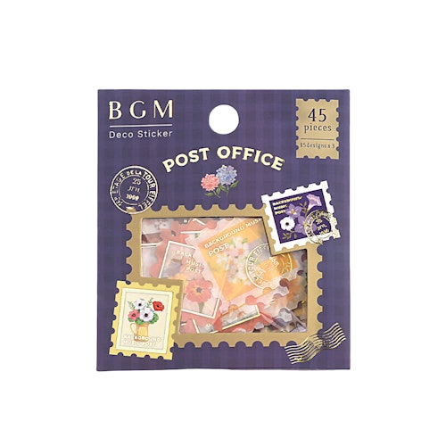 BGM Flake Stickers Post Office / Flower