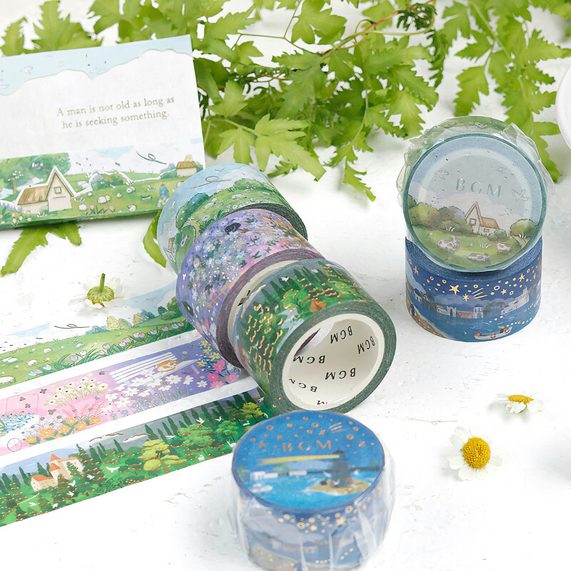 BGM Washi Tape Little World Blue Sky Ranch 20 mm