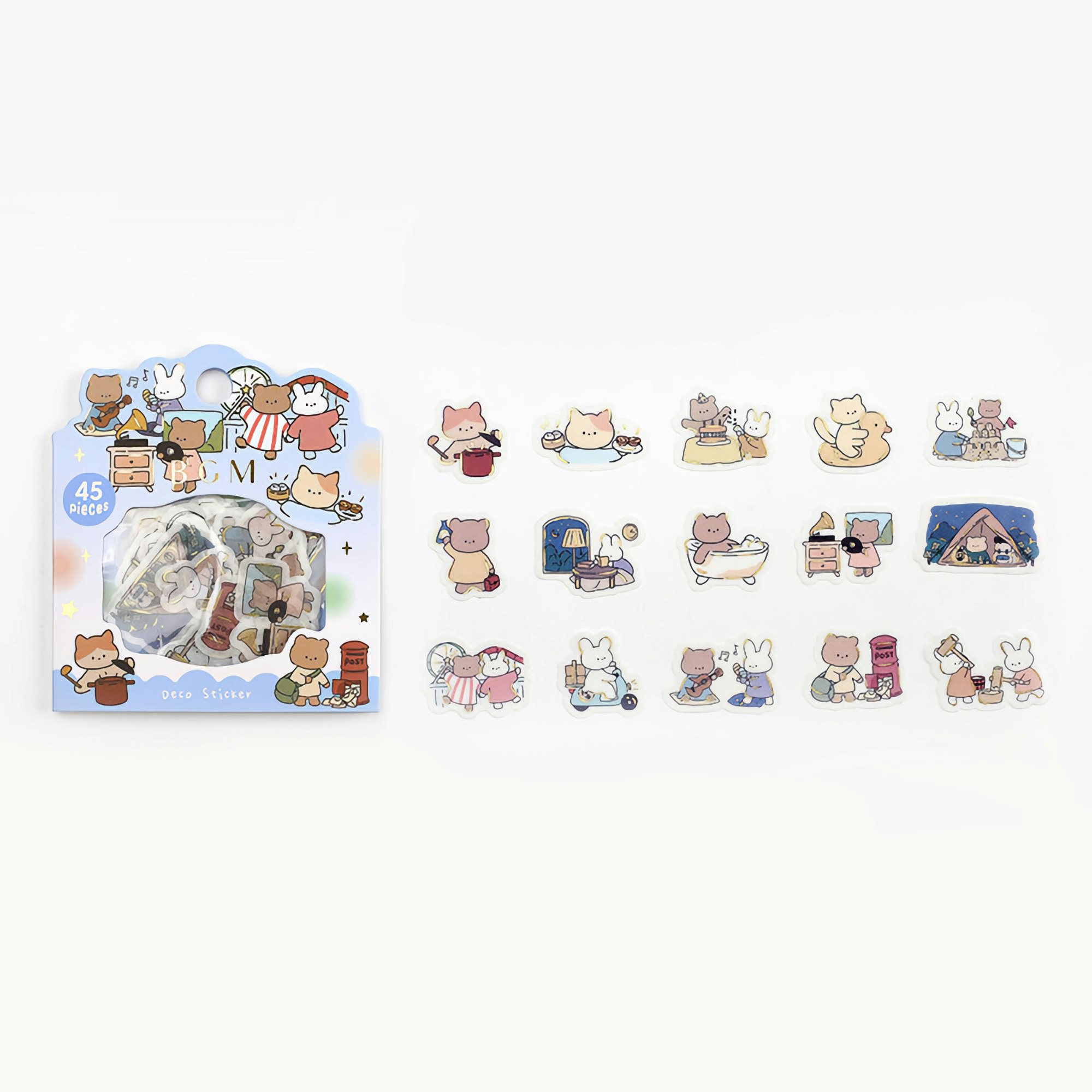 BGM Flake Stickers Animals / Life