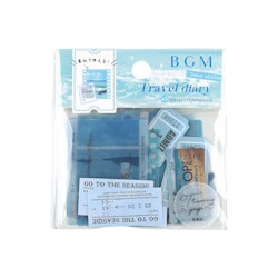 BGM Flake Stickers Travel Diary / Sea Tracing Paper