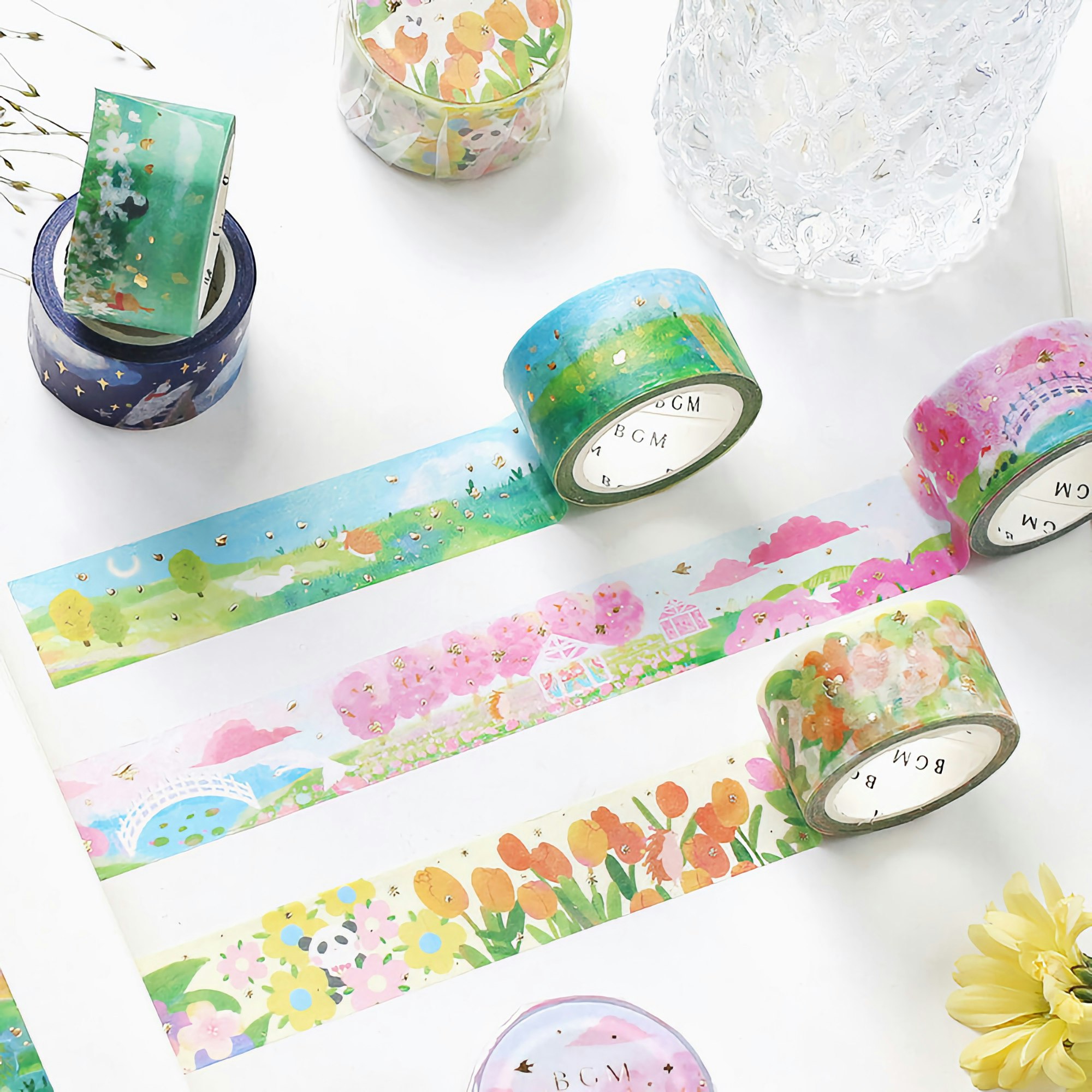 BGM Washi Tape Little World Galaxy Island 20 mm