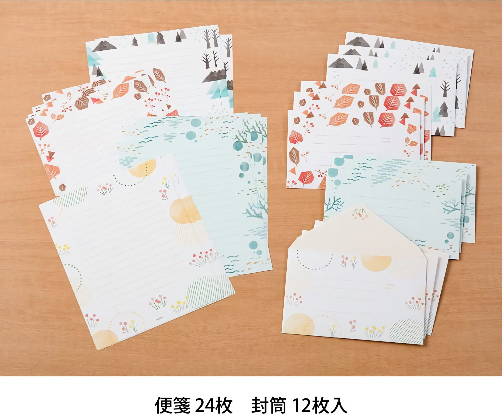 Midori Letterset Four Seasons Pattern