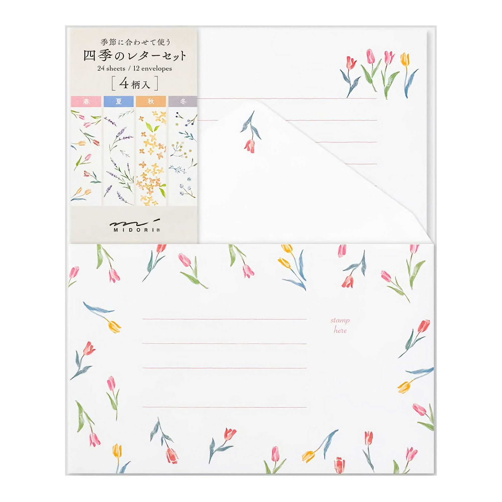 Midori Letterset Four Seasons Floral