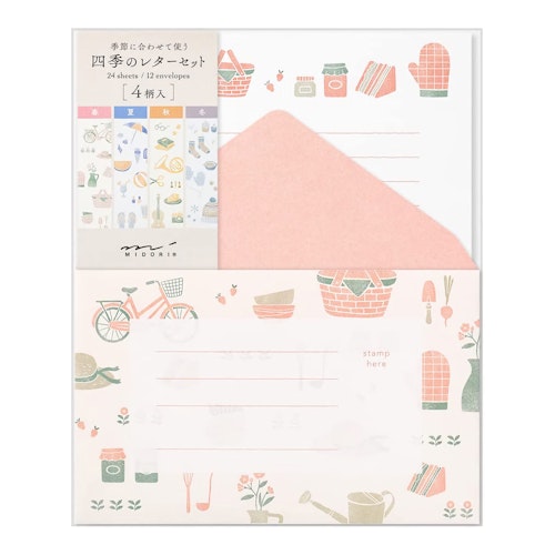 Midori Letterset Four Seasons Motif