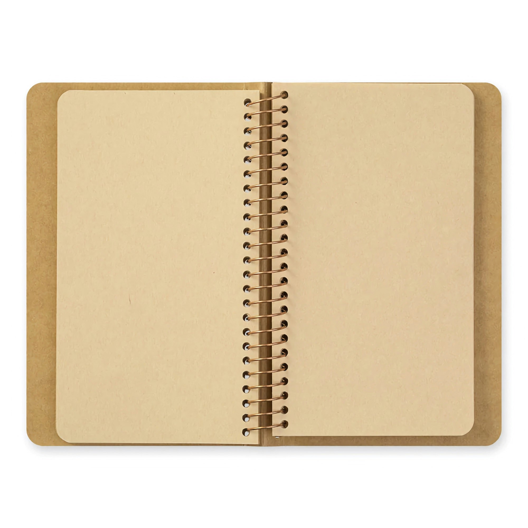 Traveler's Company Spiral Ring Notebook A6 Slim Kraft Paper