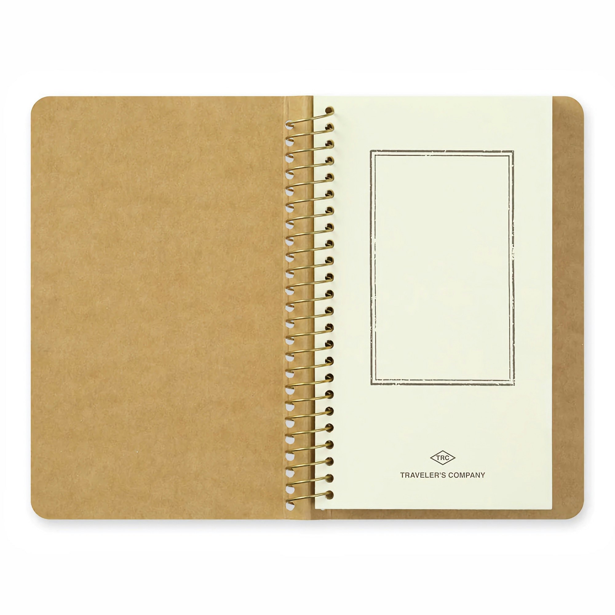 Traveler's Company Spiral Ring Notebook A6 Slim Paper Pocket