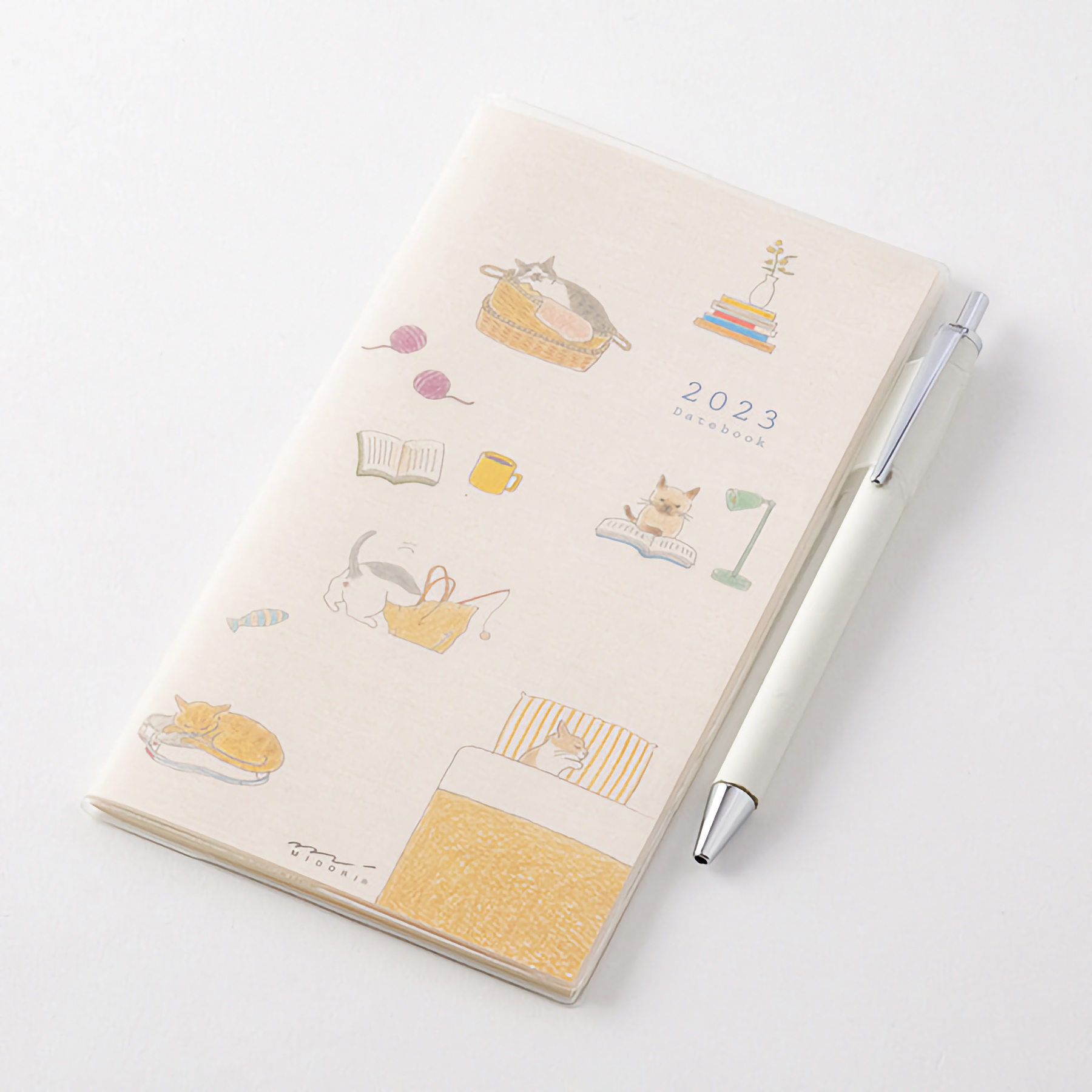 Midori MD 2023 Pocket Diary Slim Cat