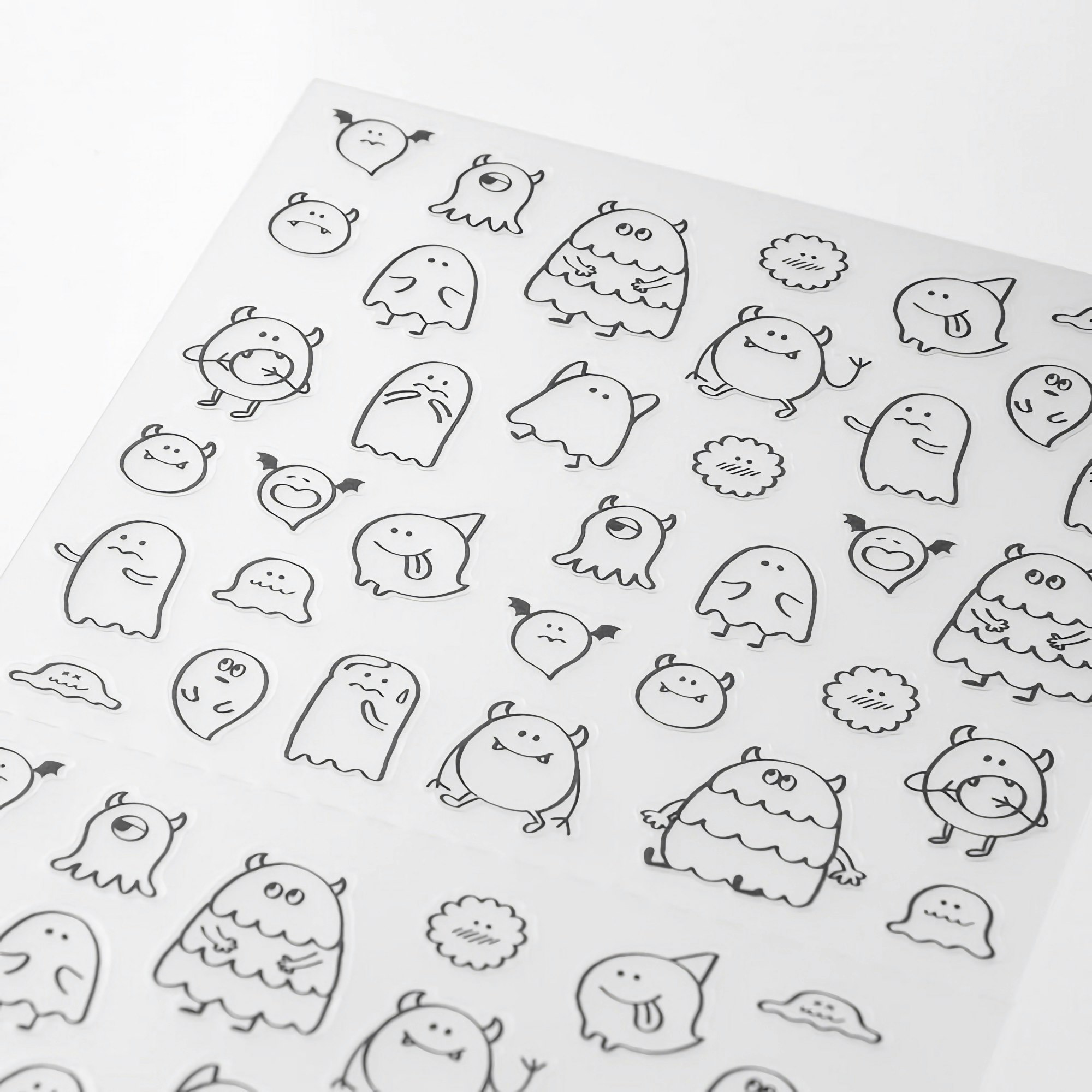 Midori 2023 Diary Sticker Chat Monsters