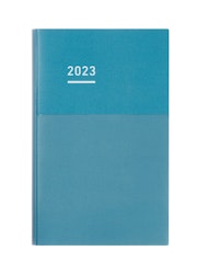 Kokuyo Jibun Techo DAYs Diary 2023 A5 Slim Blue
